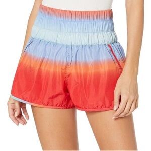 Free People Movement | On The Way Home Ombre Runner Shorts Lined Tropical